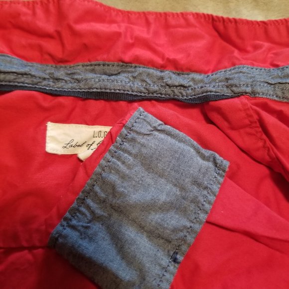 (NWOT) LOGG Label of Graded Goods Boys 100% Cotton Long Sleeve Button Down Shirt - Picture 5 of 9